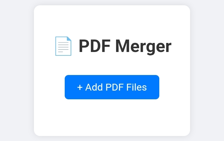 PDF Merger App